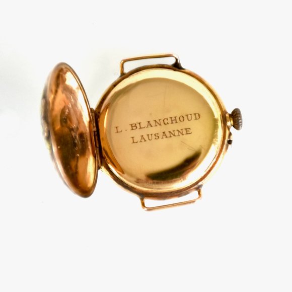 1800\'s ANTIQUE 18K GOLD FRENCH DOUBLE POCKET WATCH #26695 main image 12